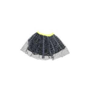 Claire's Tutu Skirt Womens One Size Black Grey Neon Zebra Mesh 50705-3